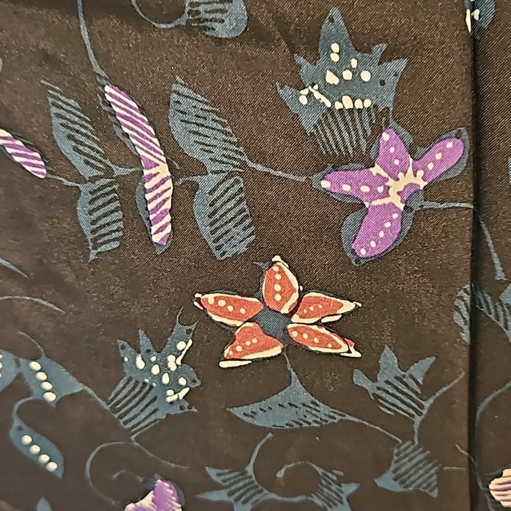 💕NATALIE MARTIN💕 Heather Silk Maxi Slip Dress ~ Lotus Print Nero Medium M NWT - Picture 9 of 14